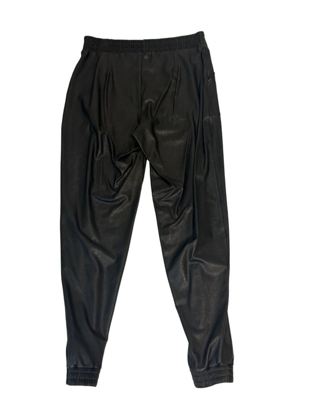 SPANX Faux Leather Jogger Pants Medium - Picture 4 of 7